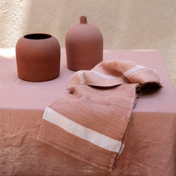 PIQUE HAND TOWEL, CLAY