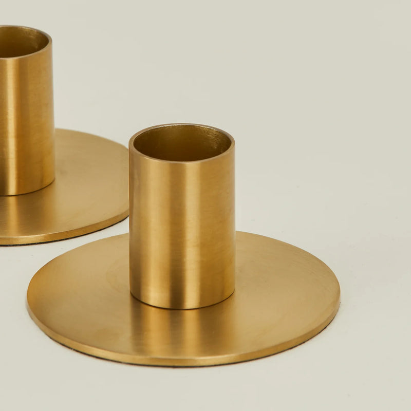 METAL CANDLE HOLDERS, BRASS