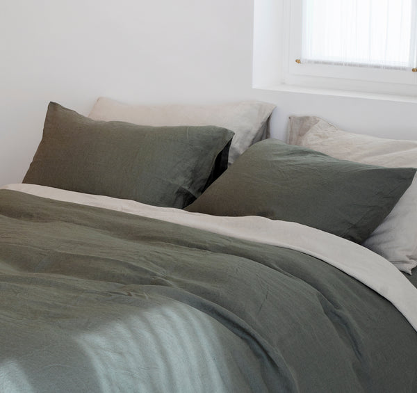CLASSIC PILLOWCASES, OLIVE