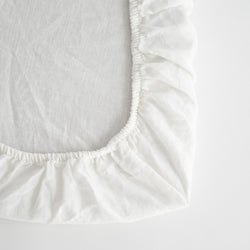 BABY FITTED SHEETS, WHITE