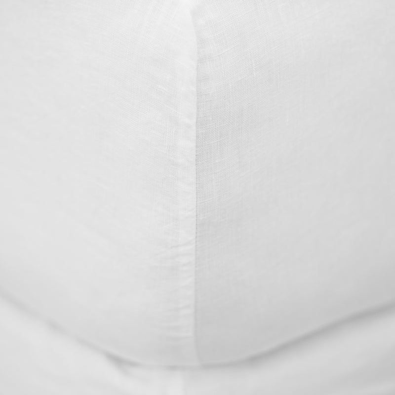 FITTED SHEETS, WHITE